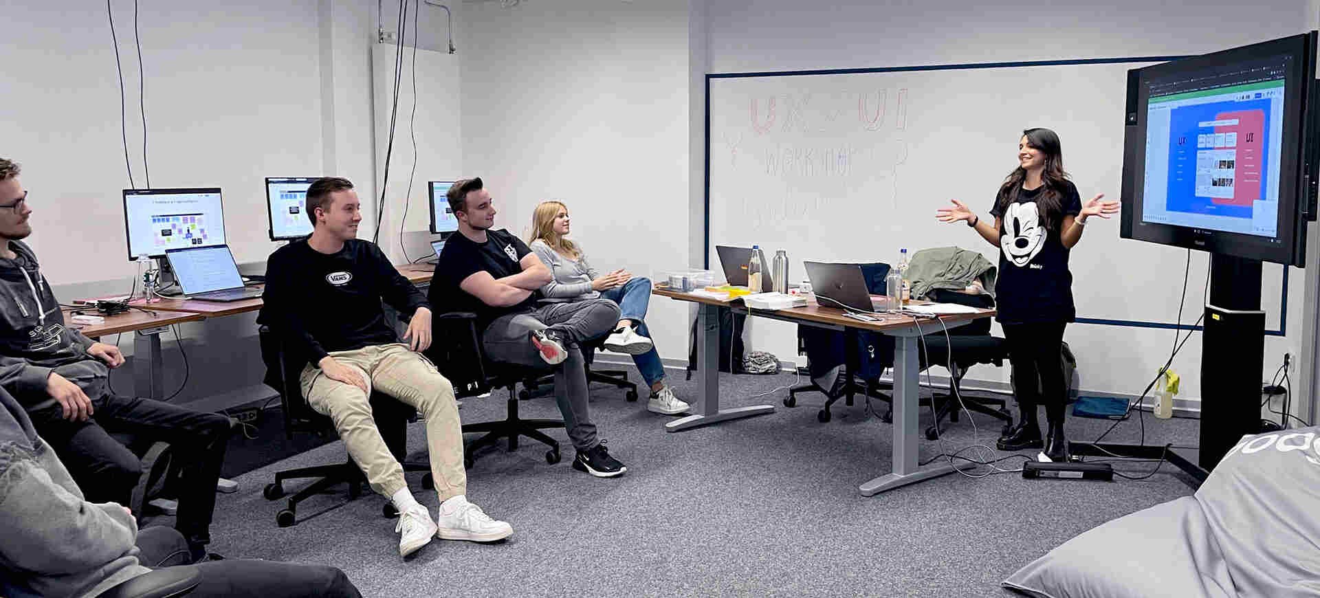 UI / UX Workshop mit den Auszubildenden 