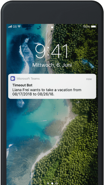 Azure Bot für Timeout